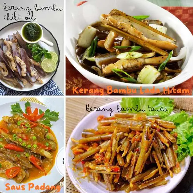 olahan kerang bambu