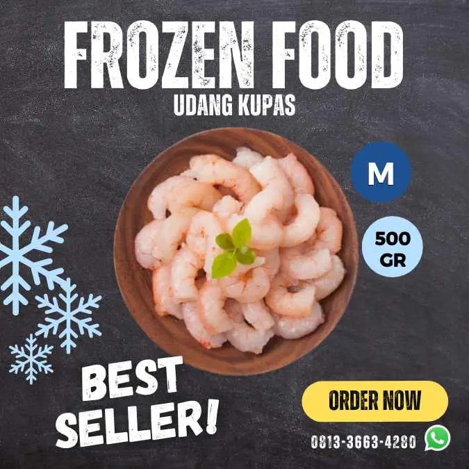 udang kupas frozen