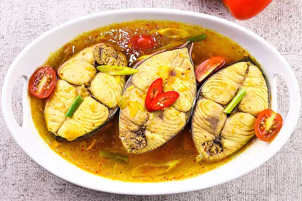 ikan tenggiri woku