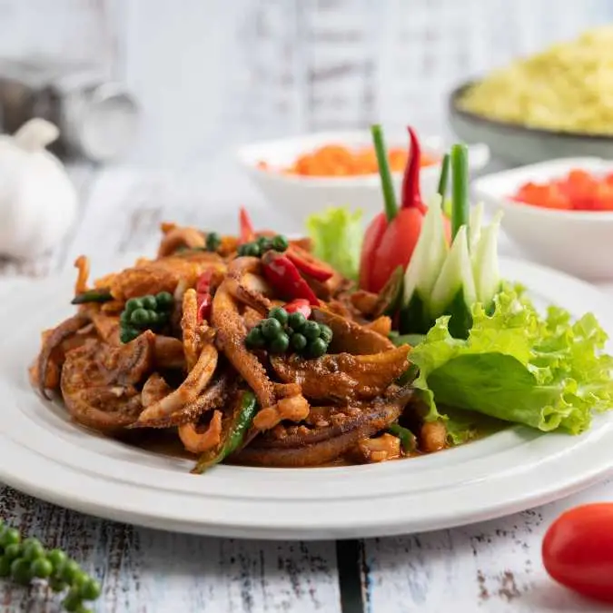 cumi goreng asam